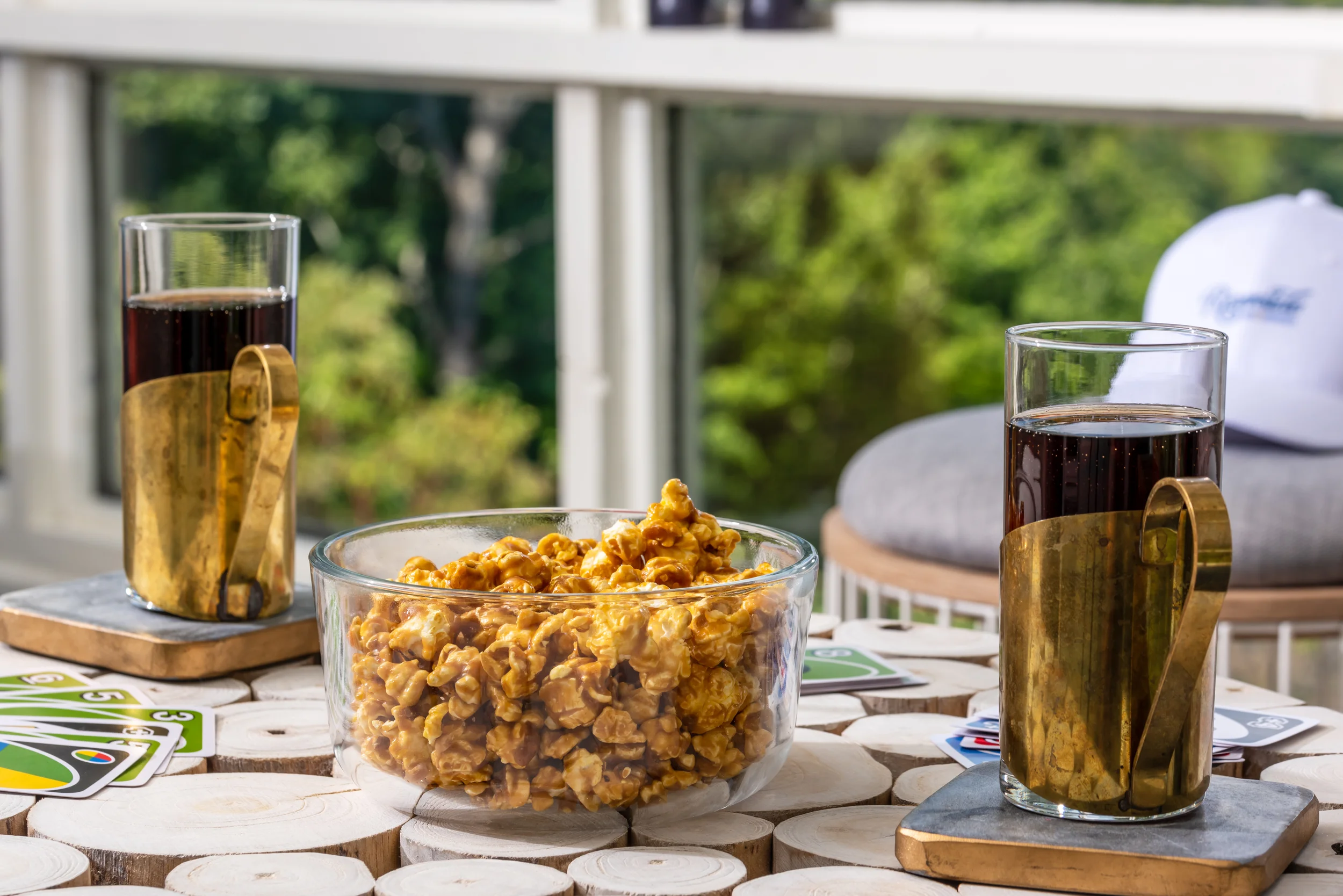 A Frame Food and Drink in Sunroom