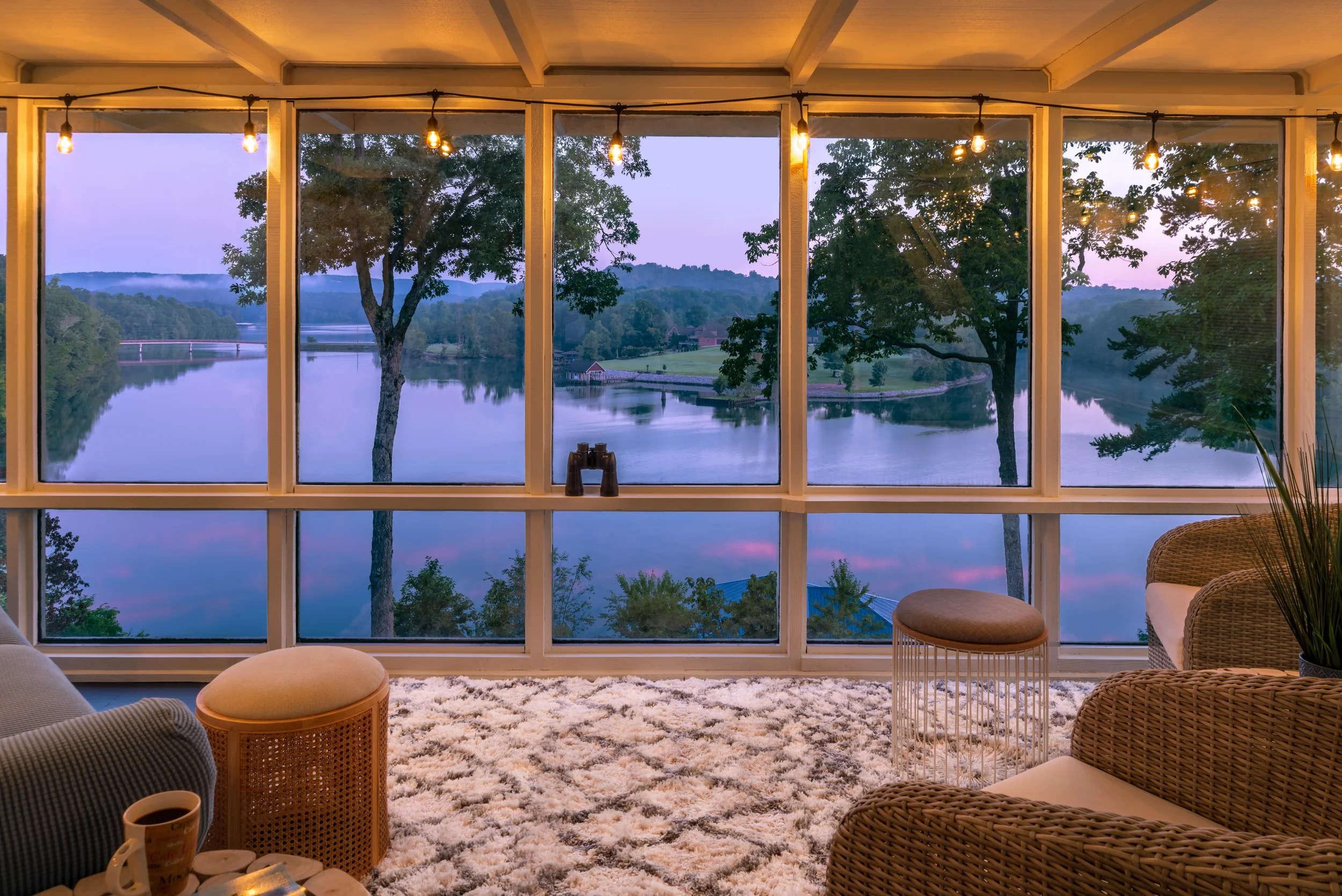 Sunroom Sunset on River